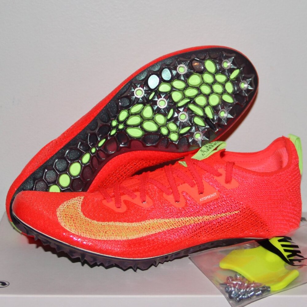 Nike Zoom Superfly Elite 2 Track Men 6 6.5 Womens 7.5 8 Bright Crimson Lime